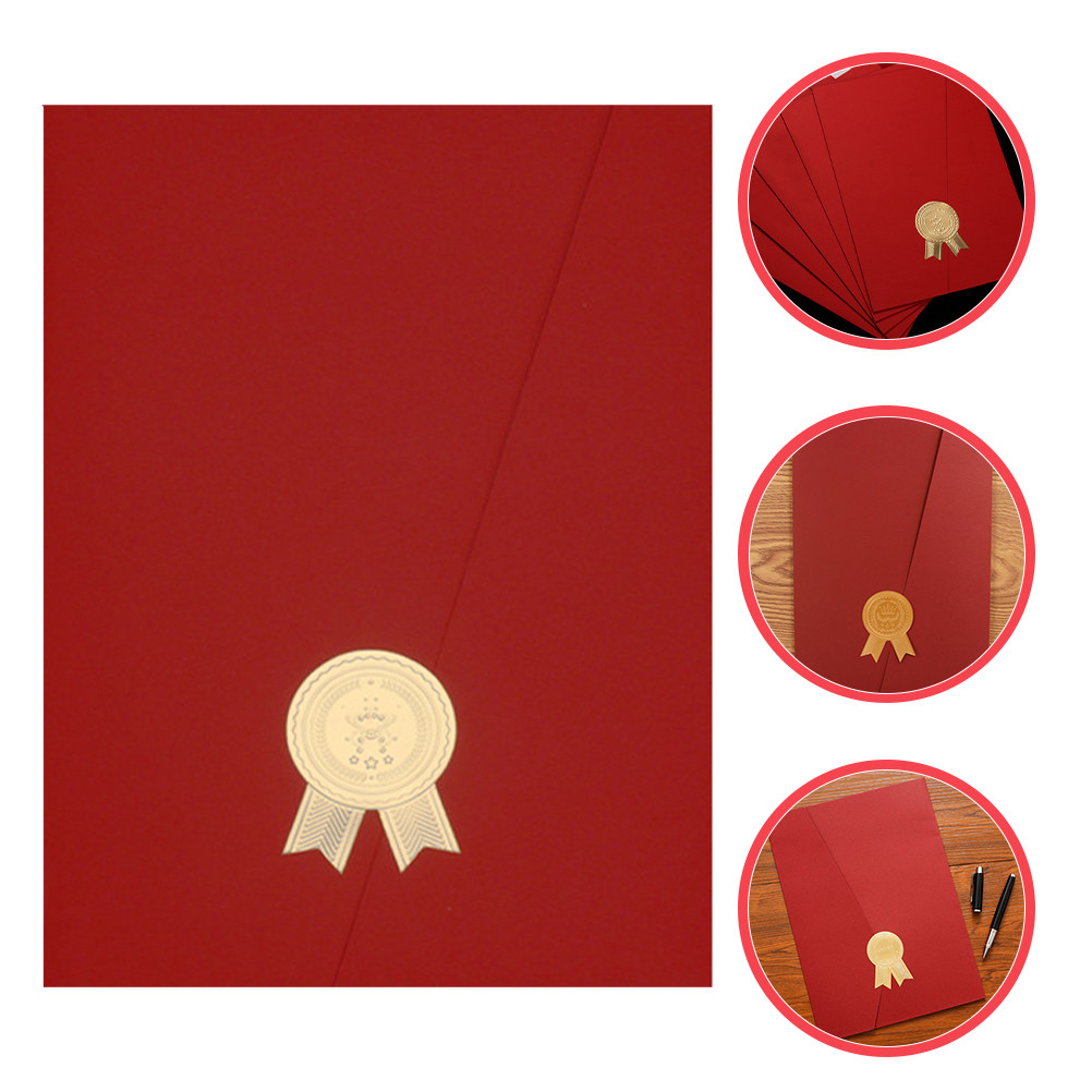 

Honor Certificate Shell Diploma Holder Holders Graduation Cover Folders Paper Envelopes Protector Decorative