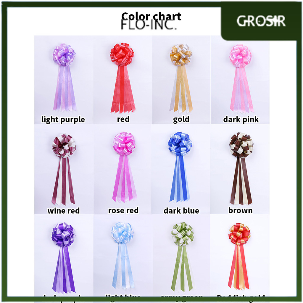 

FLO-INC. - Pita Tarik POM 30 LAZY 2 Warna Decoration Fresh Flower Packaging Plastic Pull Flowers Gift