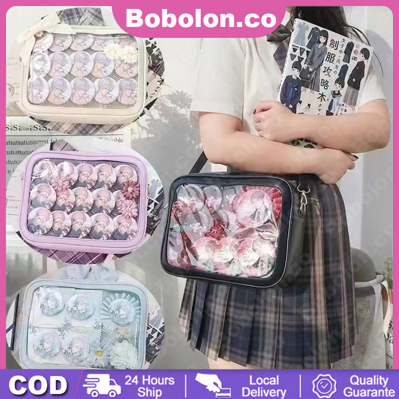 ITABAG TAS SLEMPANG UNTUK BADGES TAS ITABAG UNTUK SIMPAN BADGE Tas Kuliah Tas Anime Transparan Tas S