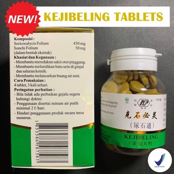 Obat cina batu ginjal tanpa operasi kejibeling tablet asli