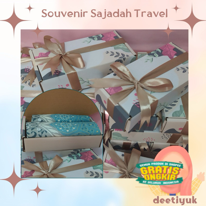 

Hampers Sajadah Travel | Kado Sajadah Travelling | Sajadah Pouch | Souvenir Tahlilan | Souvenir Sajadah | kado wisuda | Souvenir Pengajian 40 harian | Souvenir 100 harian | Hampers Lebaran Idul Fitri/ langsung proses