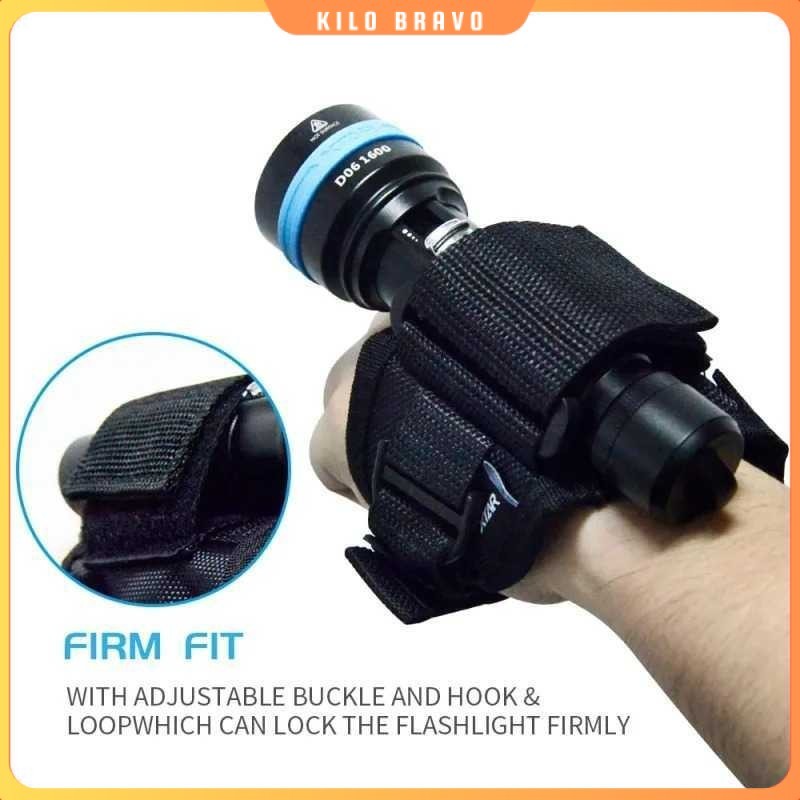 Pegangan Senter Selam Wrist Strap Diving Flashlight Adjustable - XTAR