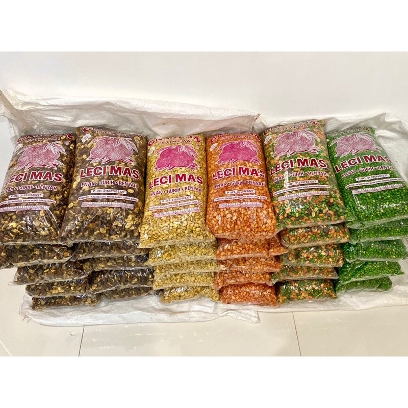 

4 Kg Leci Mas Kacang Koro Kulit, Koro Kupas / Toba, Polong Hijau, Kapri, Kacang Campur Mix (Asin, Pedas Manis, Bawang) Snack Kiloan pusat grosir