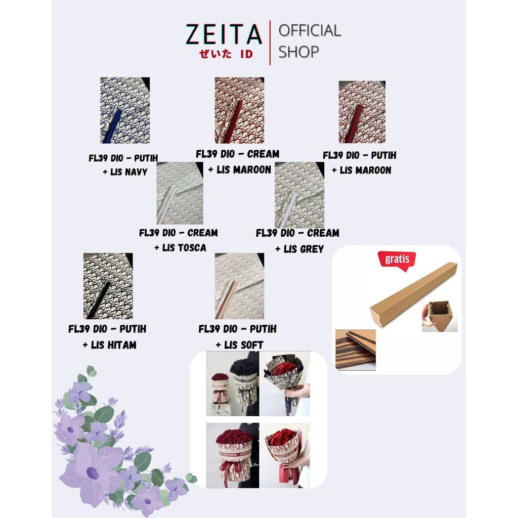 

Zeita - FL39 BRAND Kertas Bunga Paper Buket Motif Cellophane