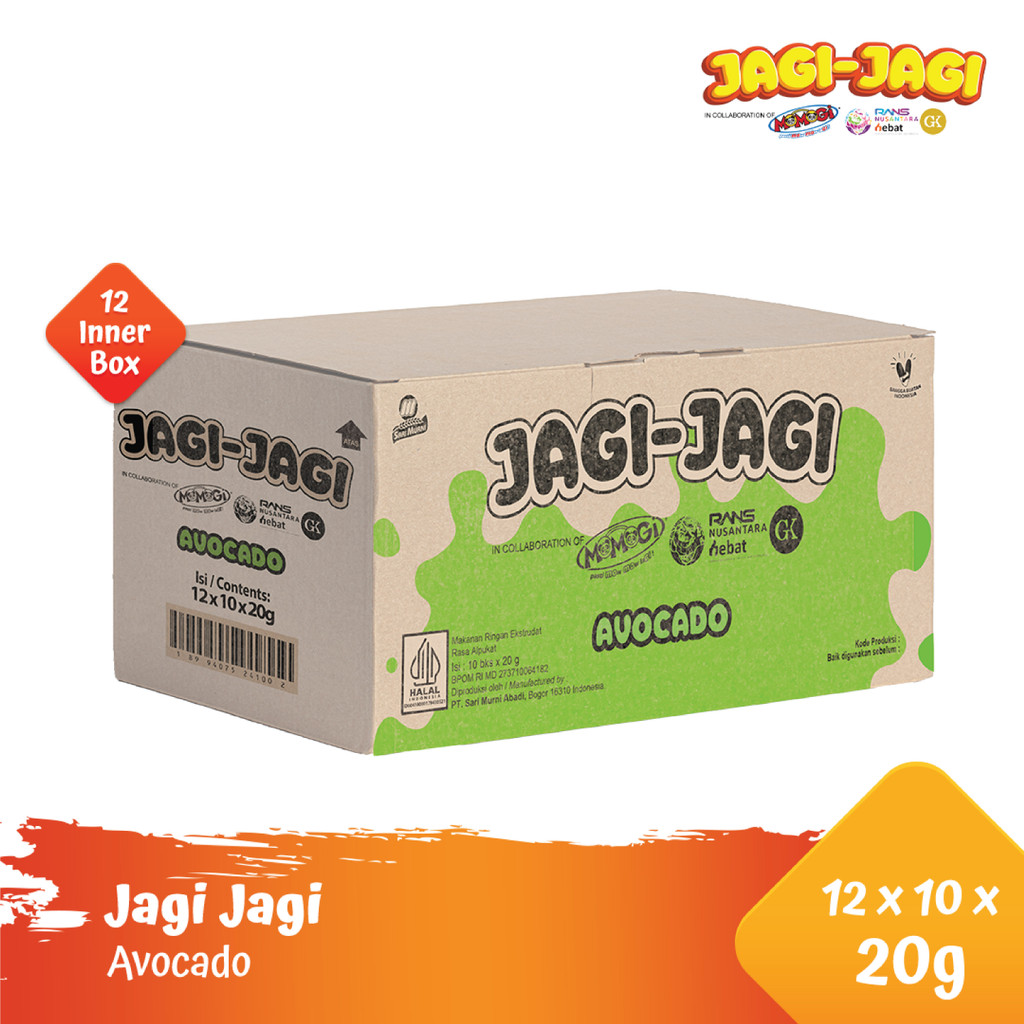 

Jagi Jagi Snack 20gr - Avocado [1 Karton @ 12 Box]
