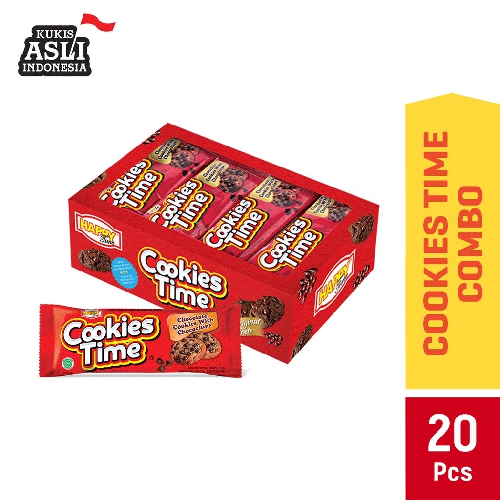 

Happy Time Cookies Time Combo (Isi 20 Pcs) PUSAT GROSIR JAJAN murah meriah