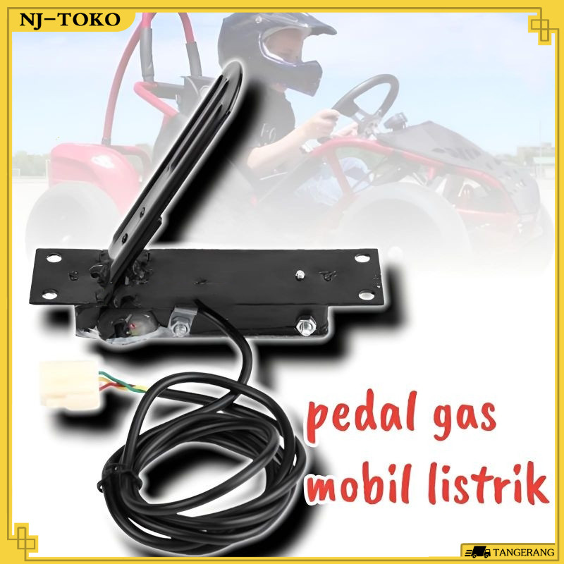 3 Kawat Pedal Gas Elektrik Universal Tahan Air Waterproof Untuk Kendaraan Listrik Seperti Gokart Mob