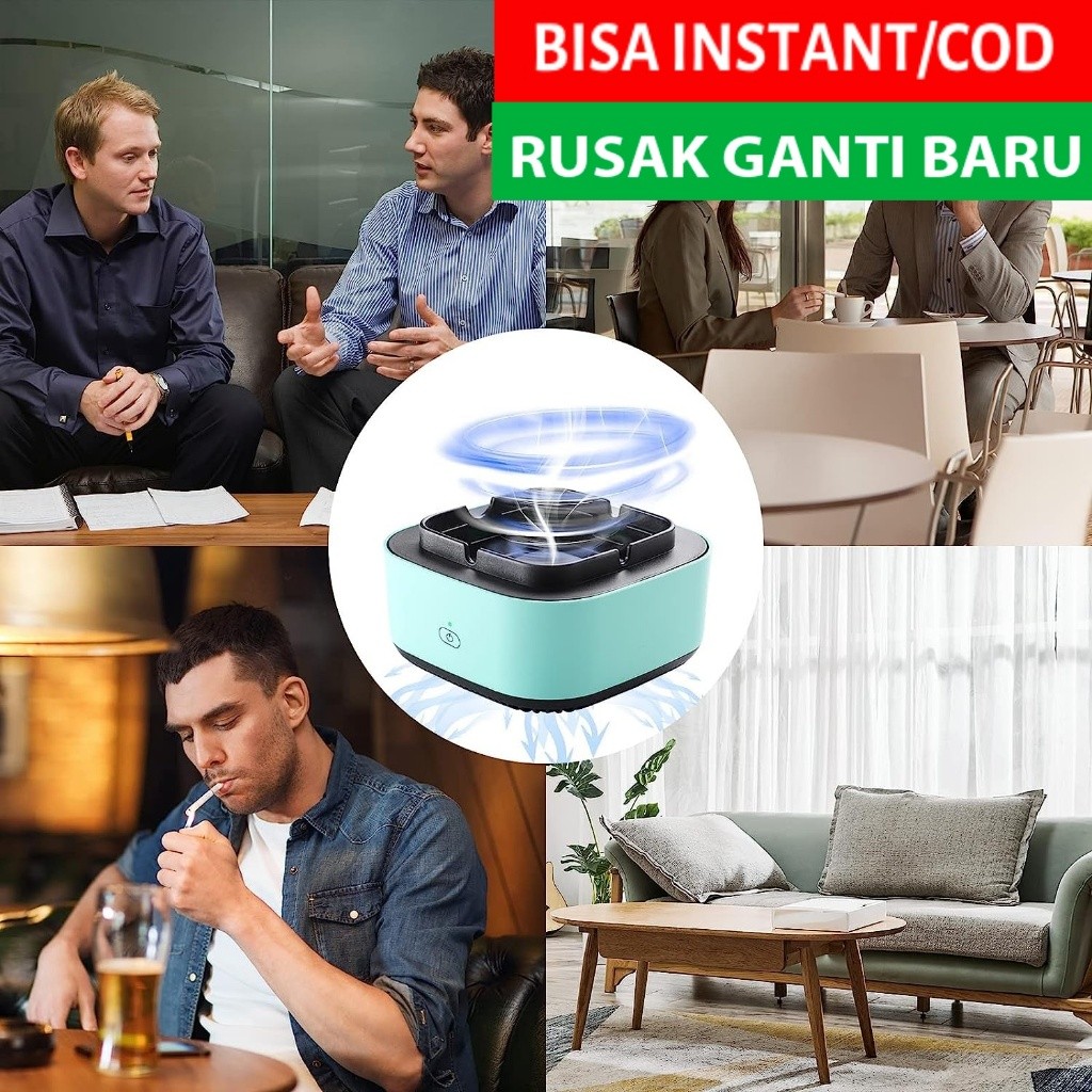 (BISA INSTANT/COD) Asbak Penyedot Asap Rokok / Air Purifier