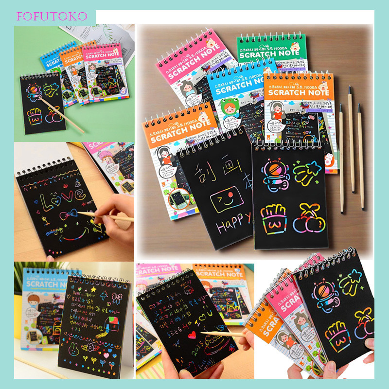 

Buku Gambar Gores Magic/scratch Note Magic