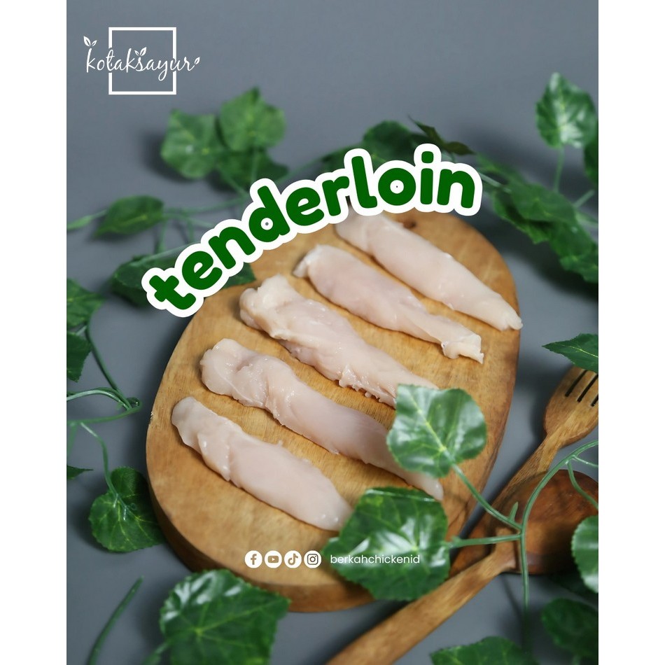 

BERKAH Ayam Negeri Has Dalam Chicken Tenderloin Organik Beku 500gr