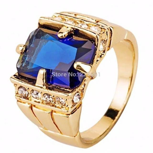 CINCIN PRIA BATU BERMATA BIRU