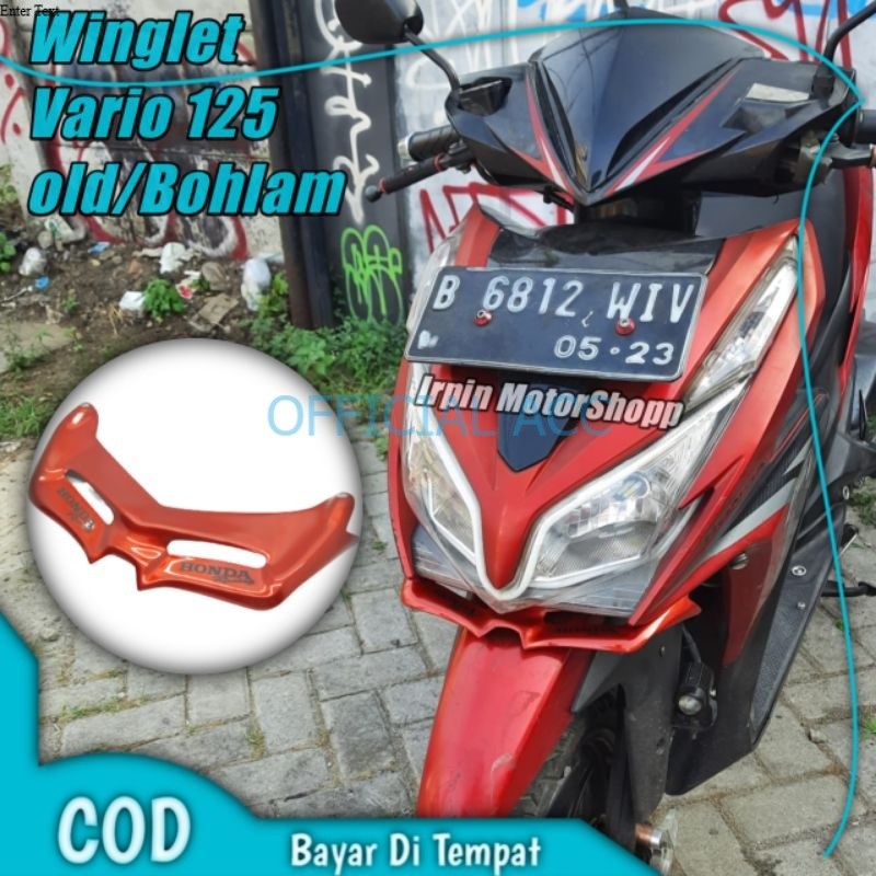 Variasi Vario 125 Old Winglet Vario 125 Bohlam Variasi Winglet Depan Vario 125Old