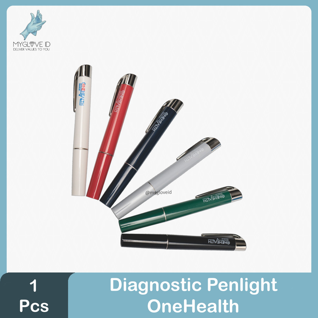 Diagnostic Penlight / Pena Senter Medis LED dan Halogen Onehealth