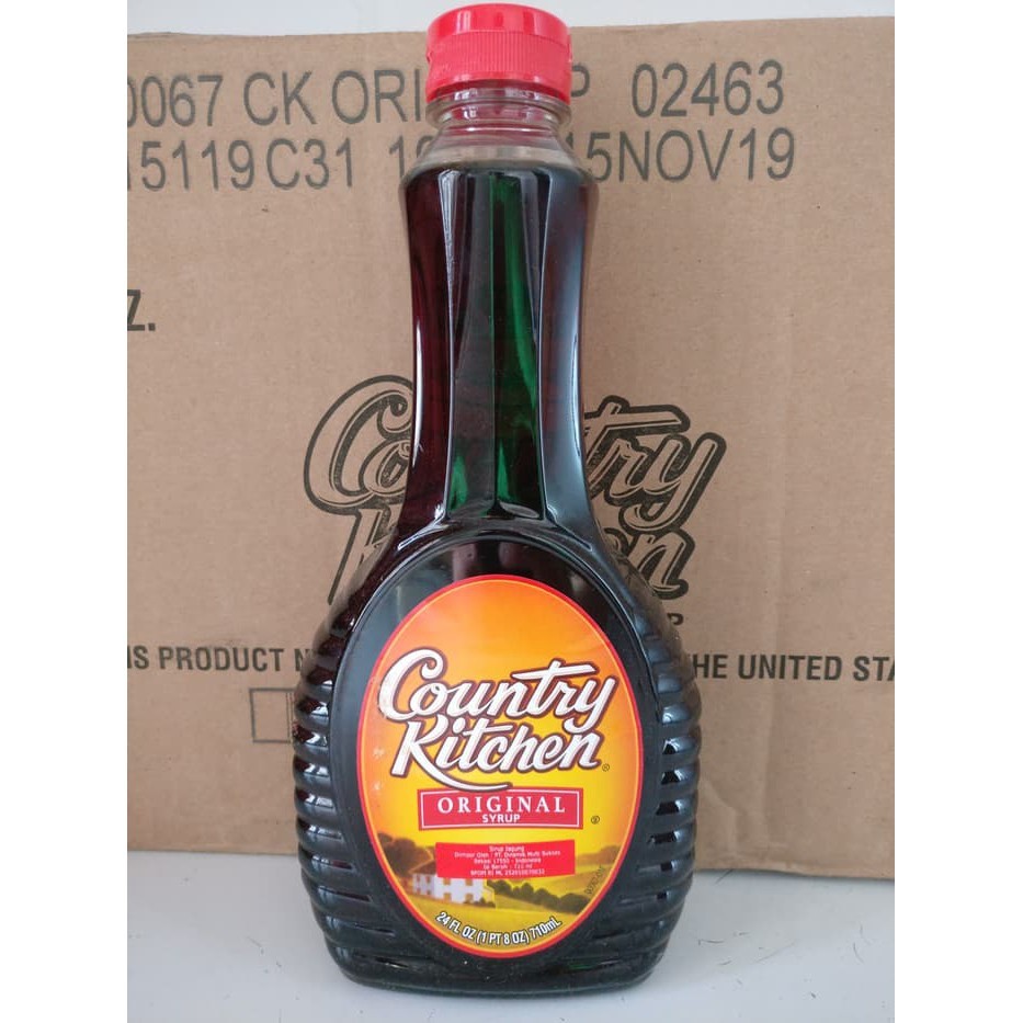 

pekanbaru / COUNTRY KITCHEN MAPLE SYRUP LOG CABIN 710G/SIRUP JAGUNG
