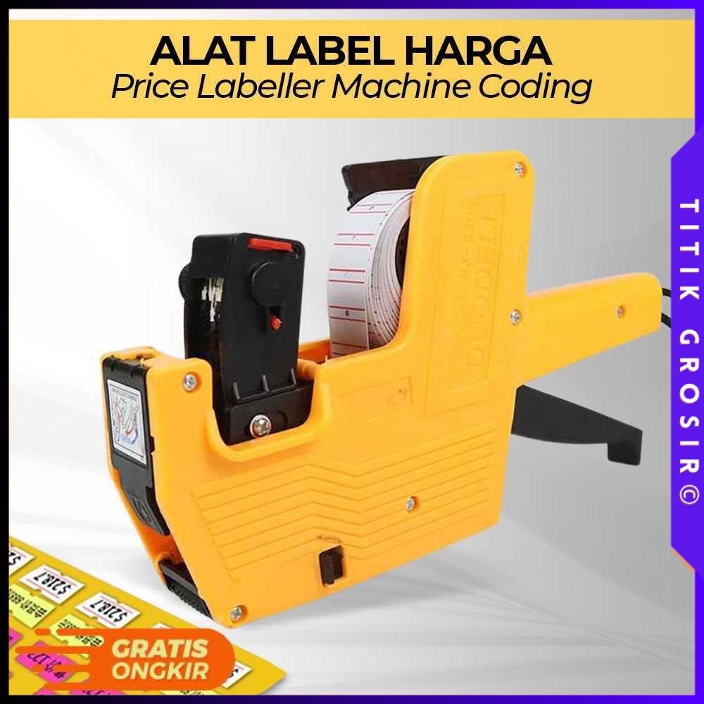 

DUODELI Alat Label Harga Price Labeller Machine Coding - MX-5500 [TITIKGROSIR]