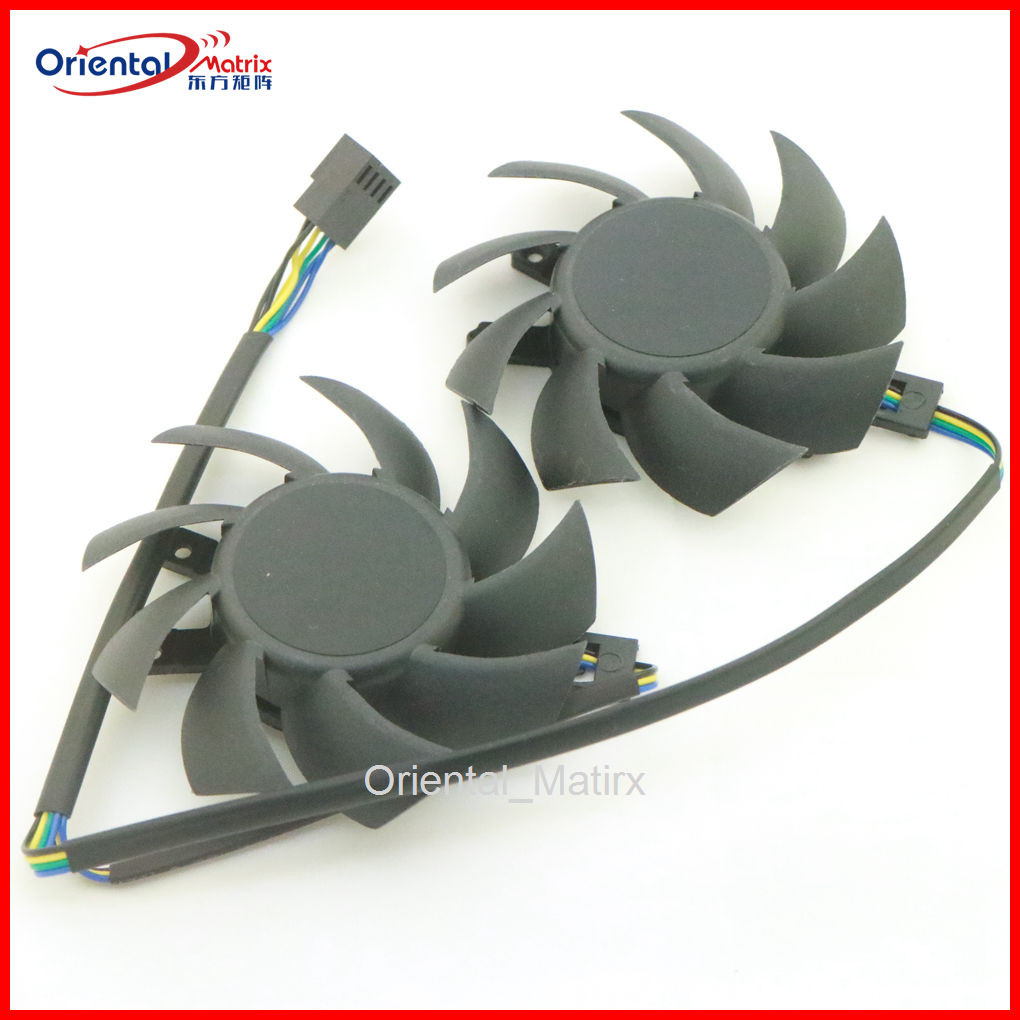 GA72S2U 12V 65mm 75mm 4Pin PWM DIY VGA Fan For NVIDIA Tesla P4 T4 Graphics Card Cooling Fan