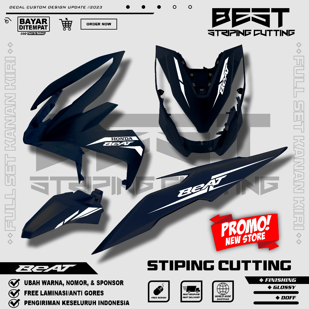 Striping Cutting Beat New Esp 2017 2018 2019 Stiker Cutting Beat