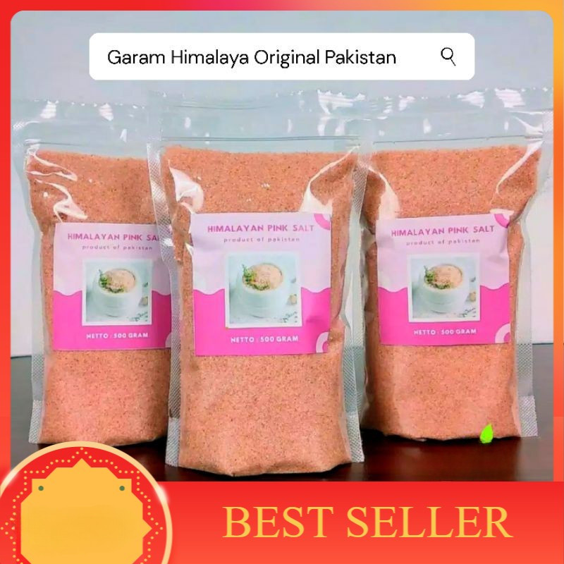 

Garam Himalaya Halus Himalayan Salt Fine 500 Gram
