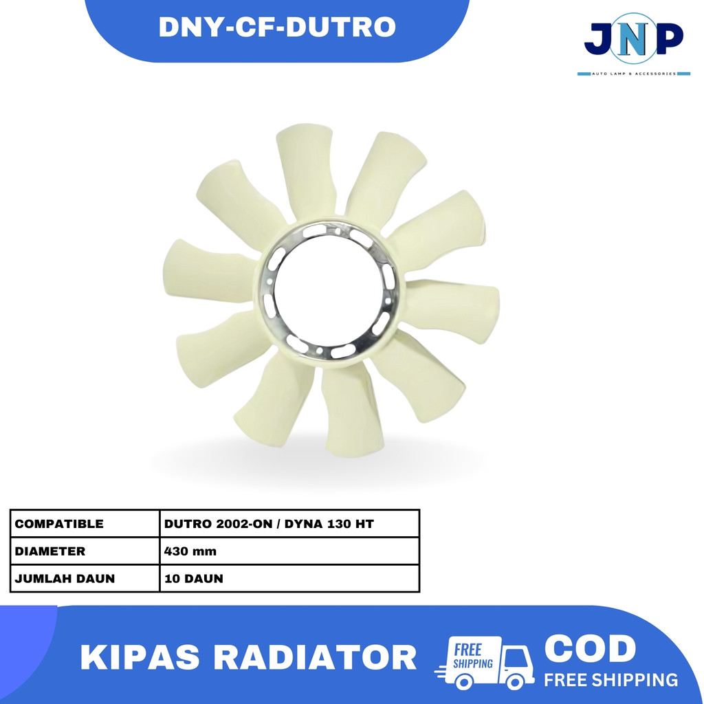 FAN BLADE / KIPAS RADIATOR MOBIL DUTRO / DYNA 130 HT DNY