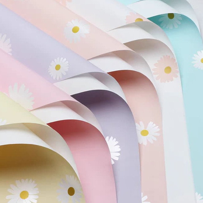 

Flower Wrapping Daisy Paper Kertas Buket Bunga Cellophane Florist Kertas Kado KB6111