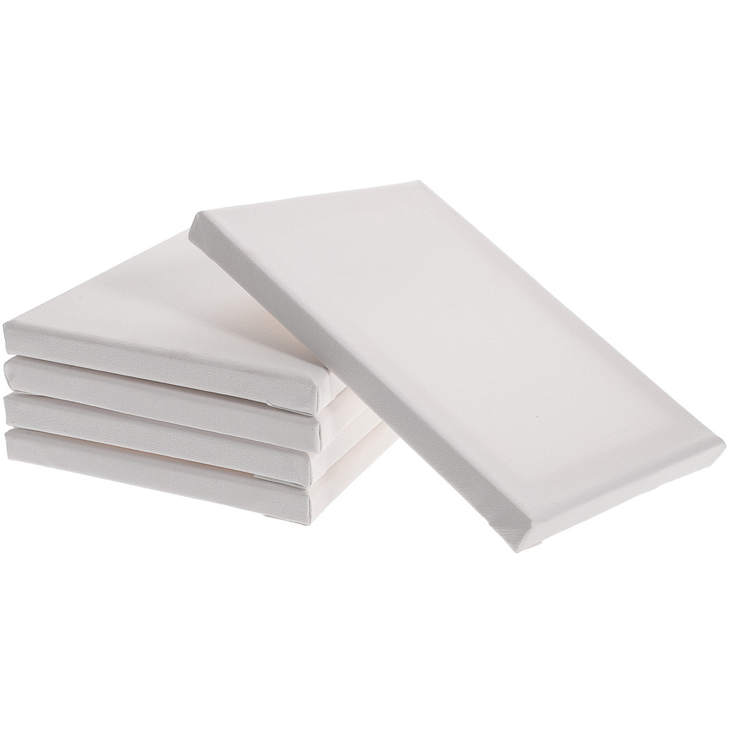 

5 Pcs Paint Canvases for Painting Watercolor Tempera Paints Blank Child Acrylics Oils