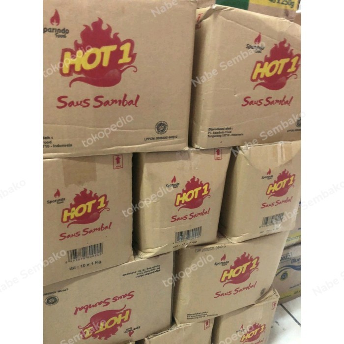 

saos sambal hot one 1kgx10pcs
