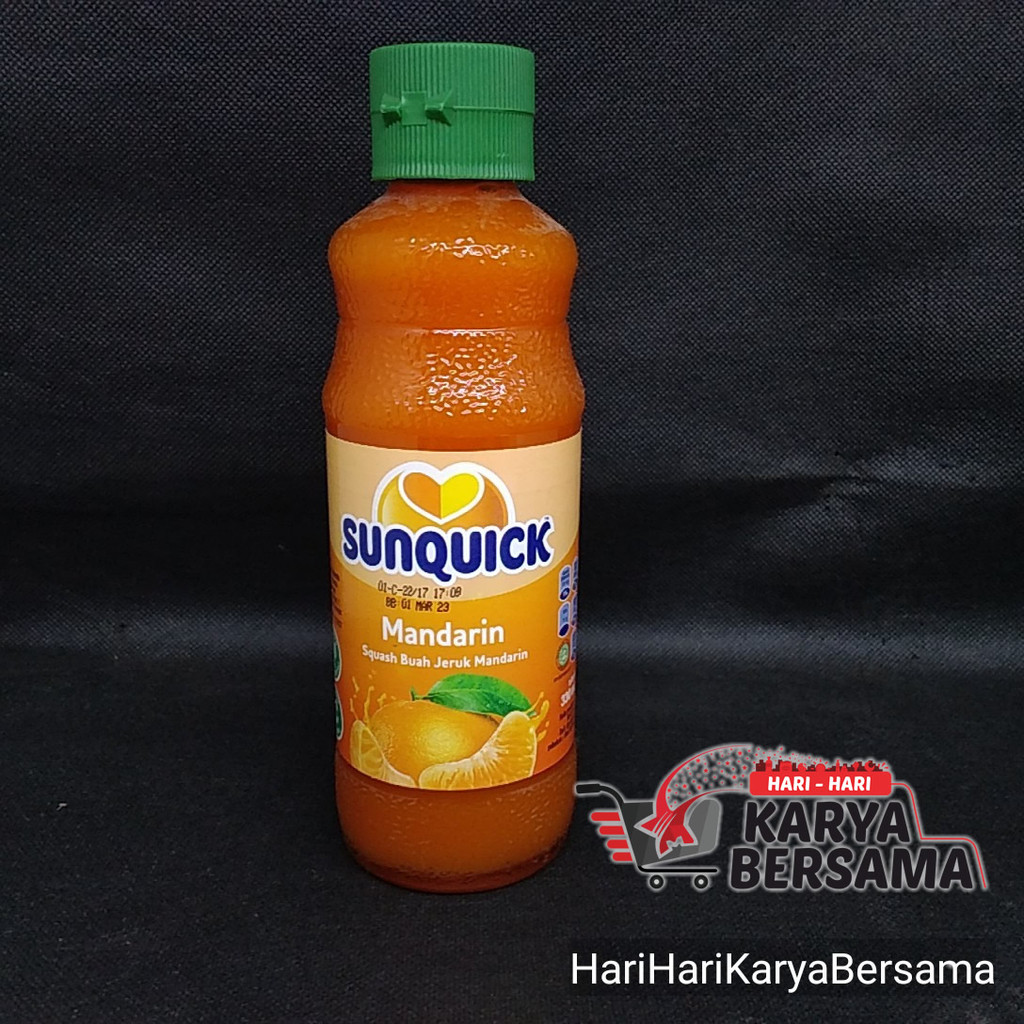 

MINUMAN SIRUP SYRUP SUNQUICK MANDARIN BOTOL 330ML