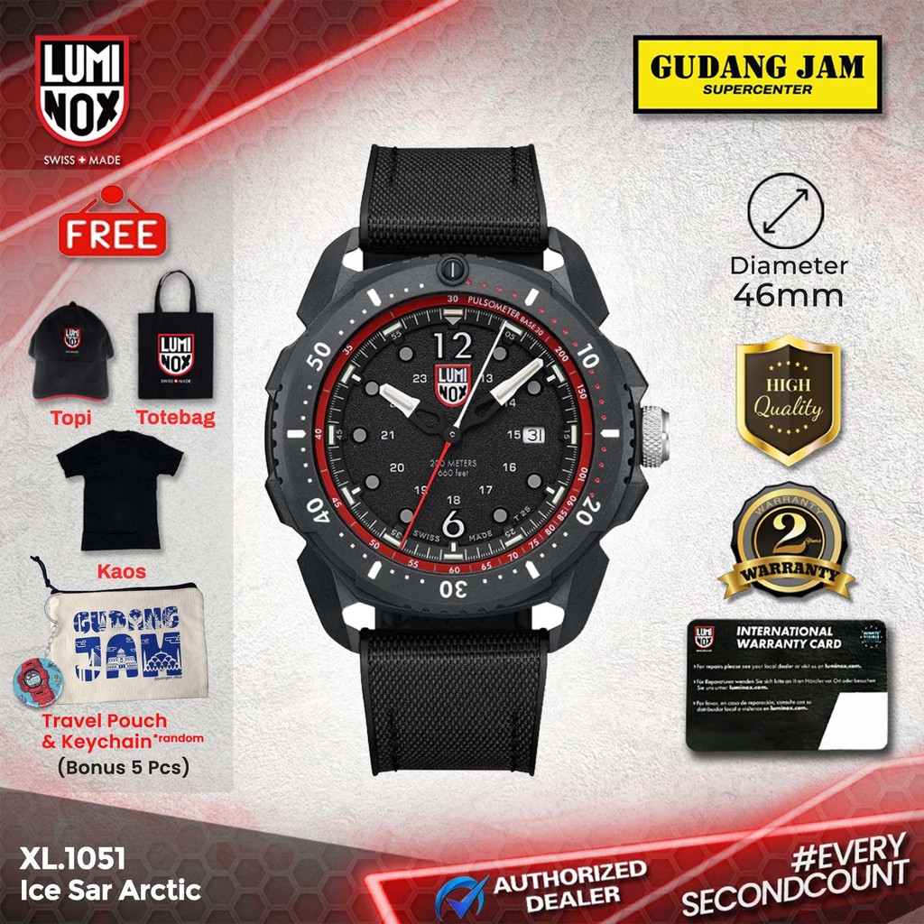 Jam Tangan Pria Analog LUMINOX XL.1051 Ice Sar Arctic