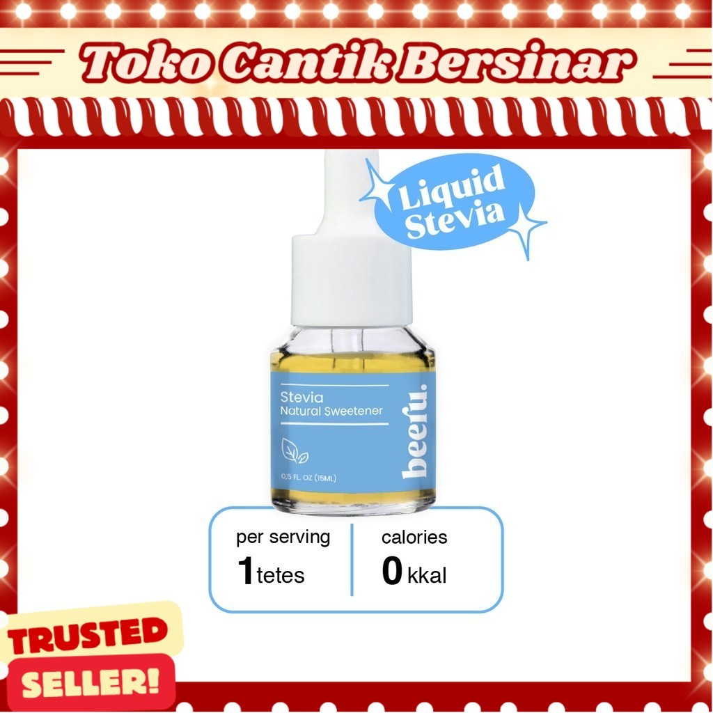 

Beeru Stevia Natural Sweetener - 15mL stevi pemanis alami