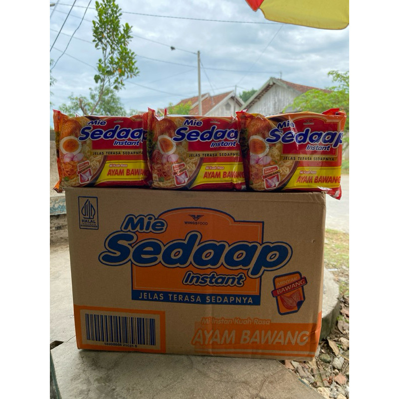 

Mie Sedap Ayam Bawang 1 Dus Karton Isi 40pcs