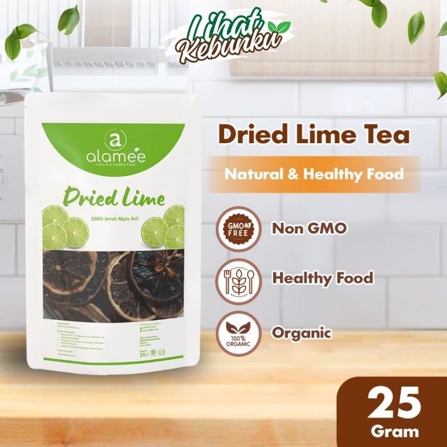 

ALAMEE Lime Slice Tea Jeruk Nipis Kering Dried Teh Herbal Buah Iris Organik 25gr LIHAT KEBUNKU