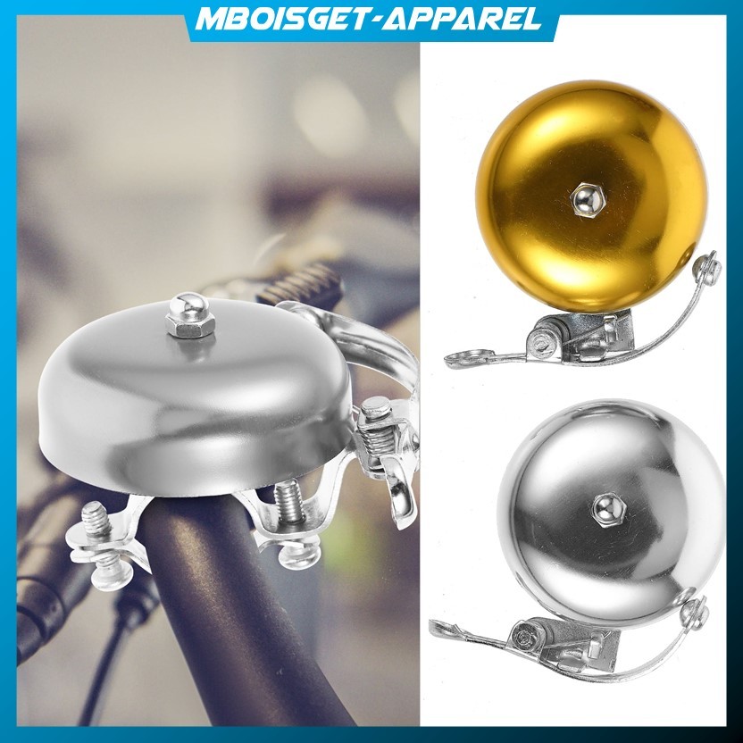 MBOISGET - Cycle Zone Bell Bel Sepeda Mini Retro Bicycle Cycling Horn Kring Klasik Vintage Jadul