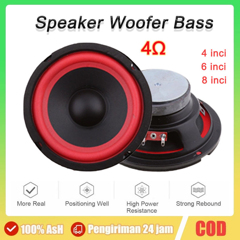 6-inch/8-inch/10-inch Car Subwoofer Speakers Car Midrange Speakers Car Stereo Speakers.