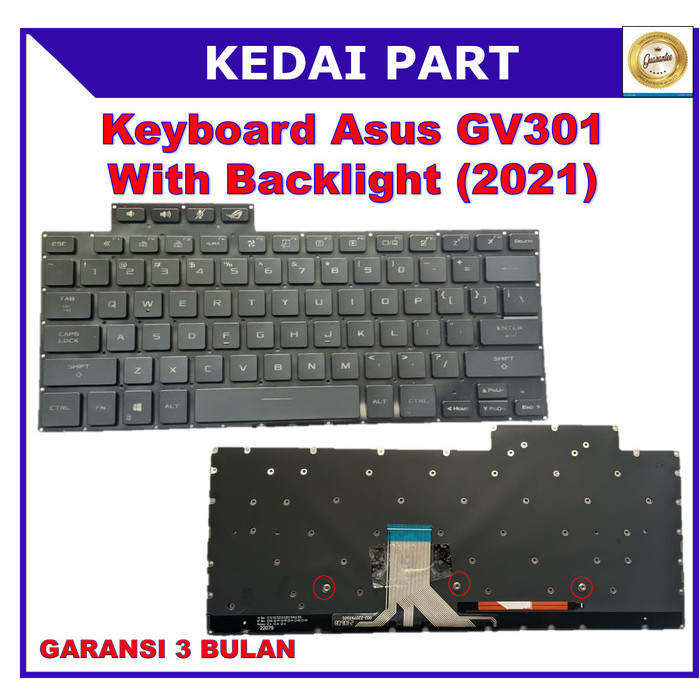 Keyboard Asus ROG Flow X13 GV301 GV301QC GV301QH GV301QE Backlight