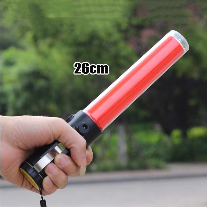 Stik Lalin 26cm / Tongkat Lampu Lalin Pluit Panjang Lampu Lalu Lintas Pluit Dan Senter 26cm