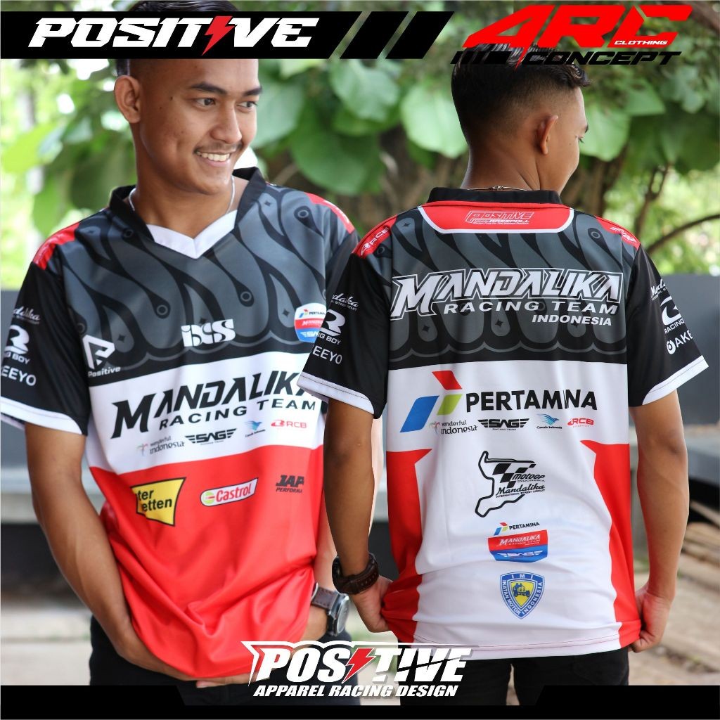 JERSEY RACING / kemeja / baju / Kaos  Mandalika  Team Motogp 2023