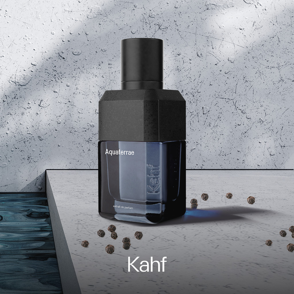 NEW! Kahf Aquaterrae Extrait de Parfum 50 ml - Oracle Series - Parfum Tahan Lama Aroma Spices Aquati
