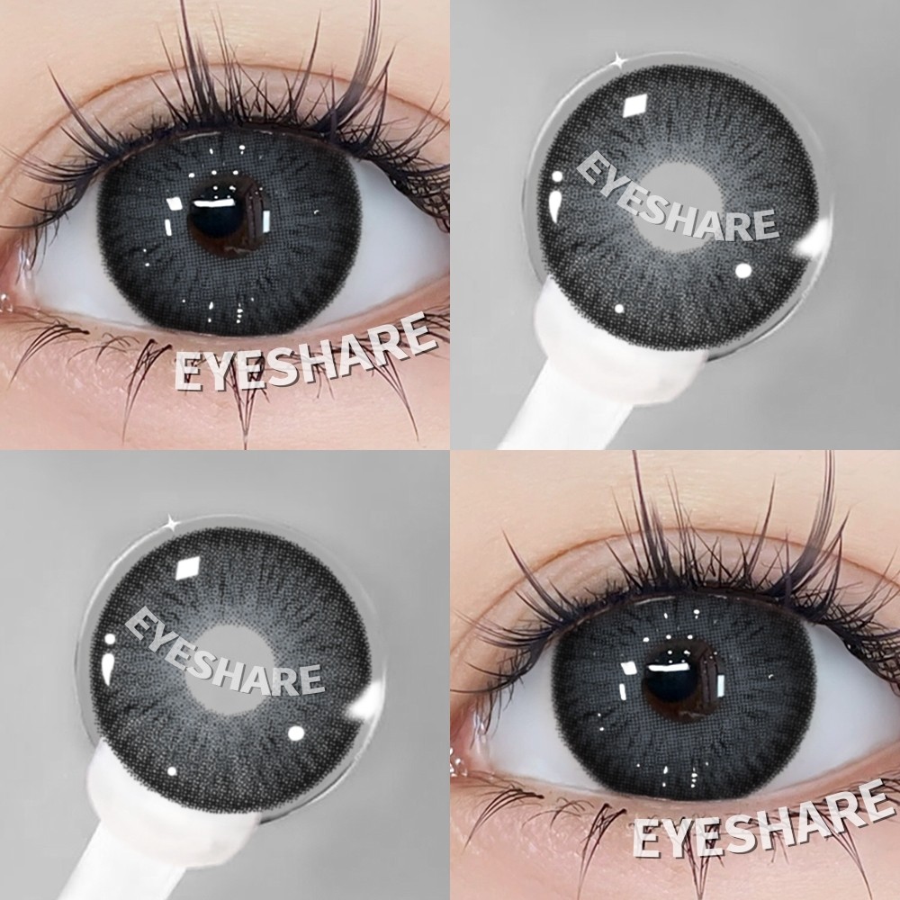 {COD}-Softlens Lensa Kontak Eyeshare Sahara Hitam Lensa Kontak Fashion 14,5 mm. Lensa Kontak Warna M
