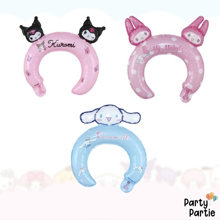 [Ecer] Balon Bando Foil Karakter Sanrio / Foil Balloon Sanrio. Cinamonroll / Kuromi / My Melody - Bn