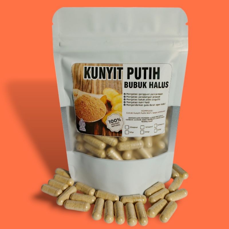 kapsul Kunyit Putih Bubuk Halus original