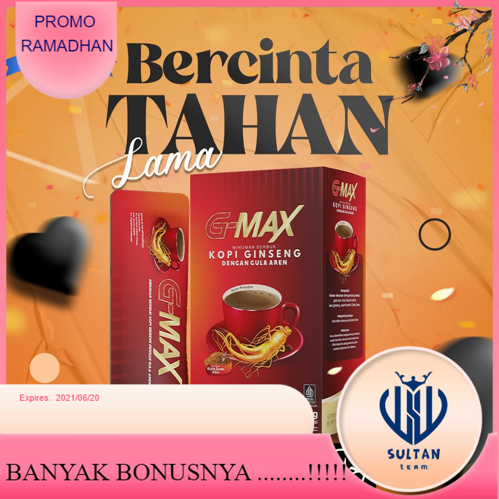 

SBR STONG MAN KOPI STAMINA PRIA DEWASA TAHAN LAMA ORIGINAL BPOM G-MAX KOPI EXTRA GINGSENG 10 SACHET DARI HERBAL ALAMI