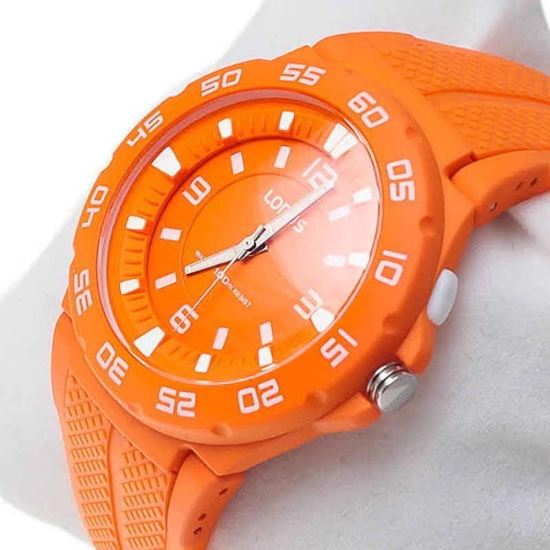 Lorus R2345FX-9 orange jam tangan wanita original