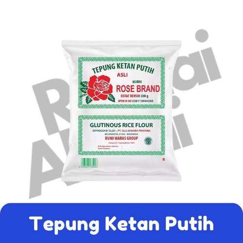 

TEPUNG BERAS KETAN PUTIH ROSE BRAND 500 GRAM