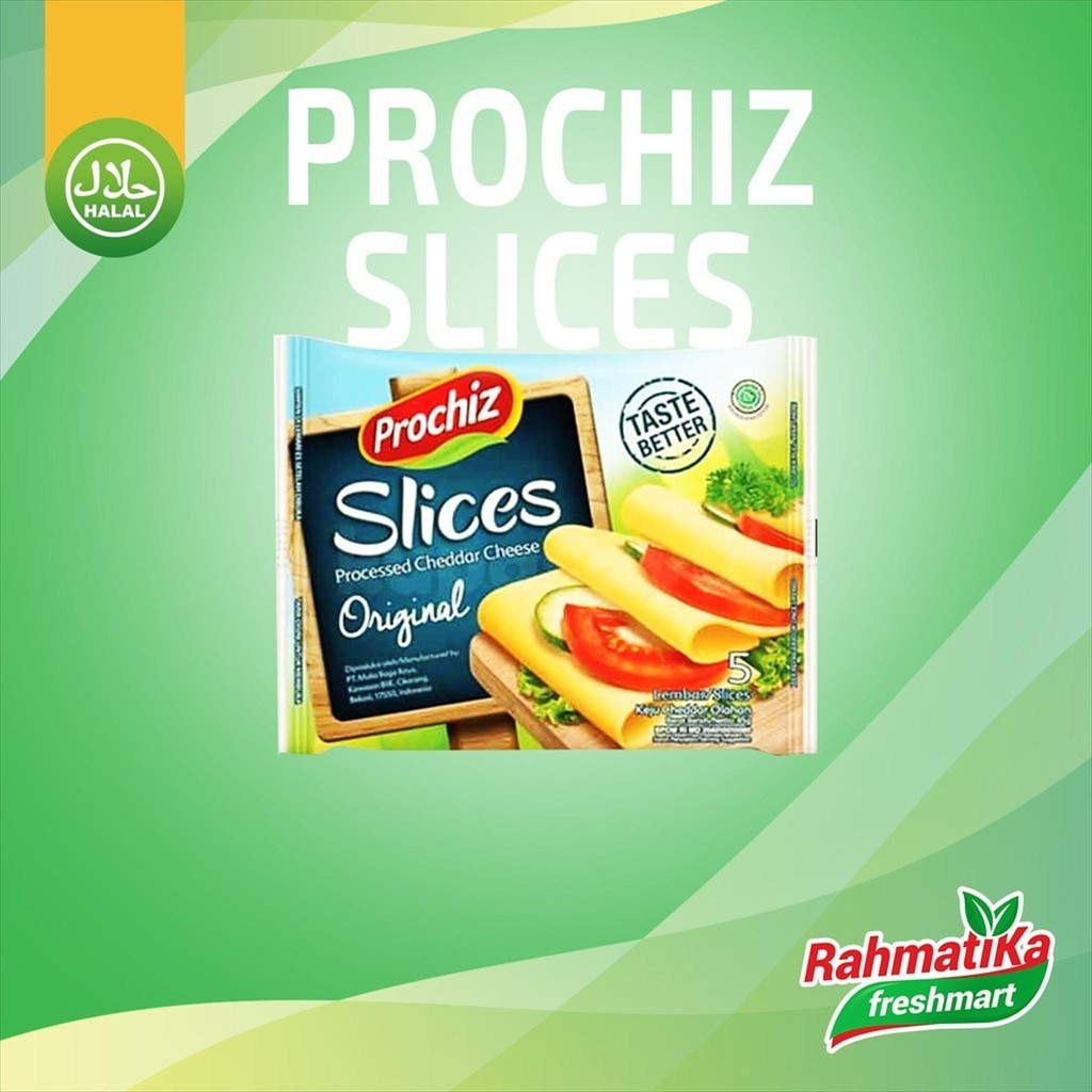 

Prochiz Slices / Keju Cheddar 5 Lembar 85 gram