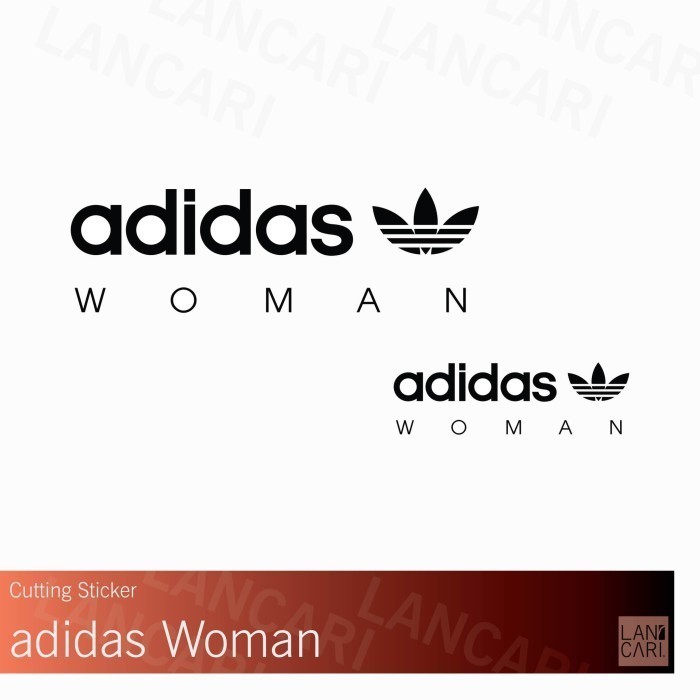 

Sticker Cutting adidas Woman Logo Vinyl cut Stiker