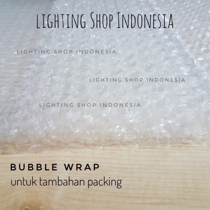 

Bonnet Bubble wrap untuk tambahan packing agar lebih aman