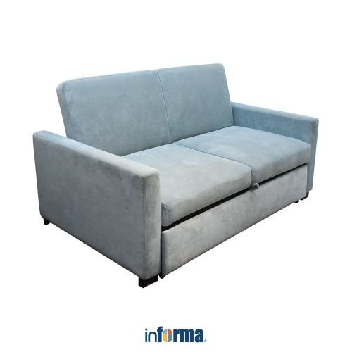 Informa  Maine Sofa Bed Fabric - Hijau Holly Tempat Duduk Multifungsi Sofa Tidur 2In1 Kursi Santai S