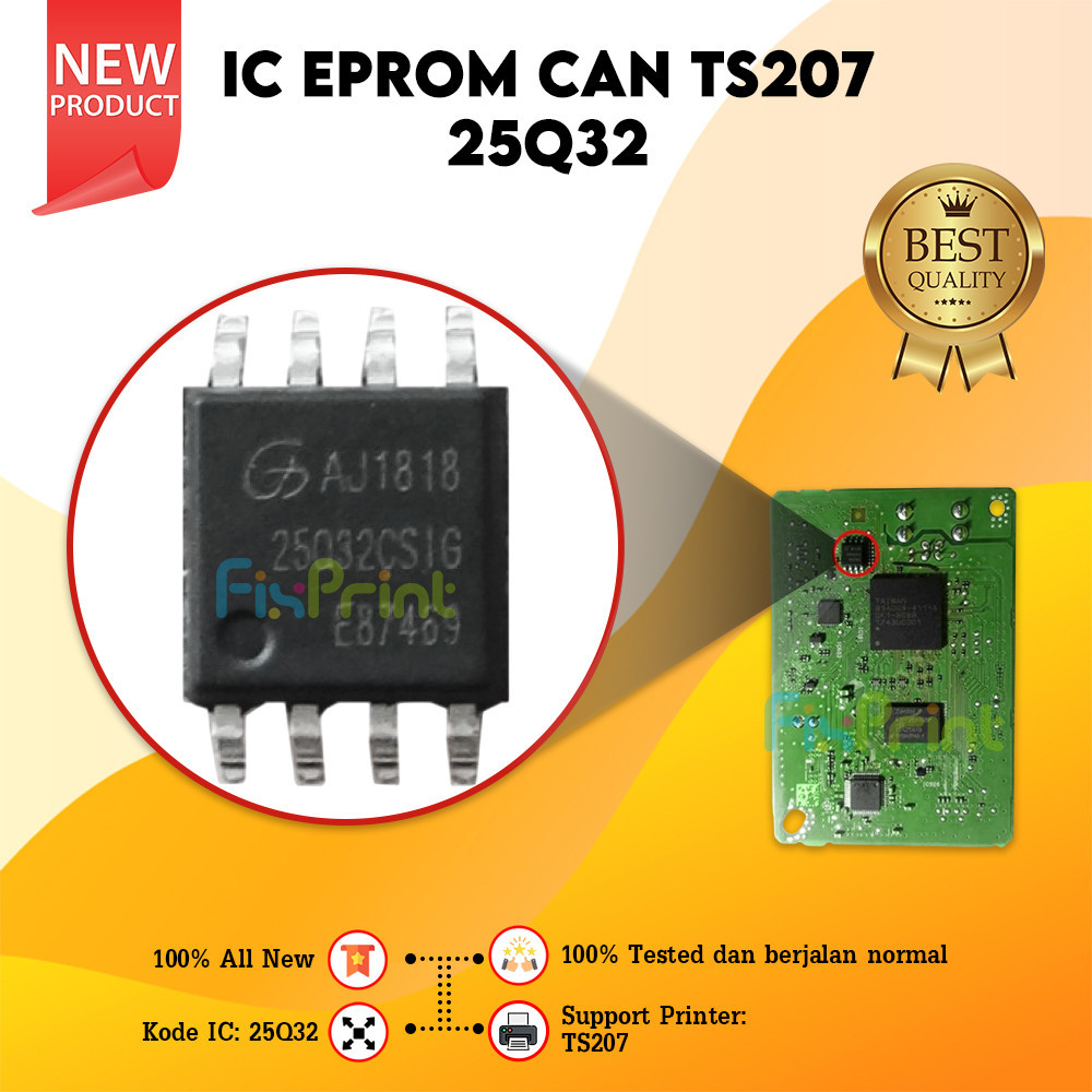 IC Eeprom TS207 IC Eprom Canon TS-207 IC Resetter Counter TS 207