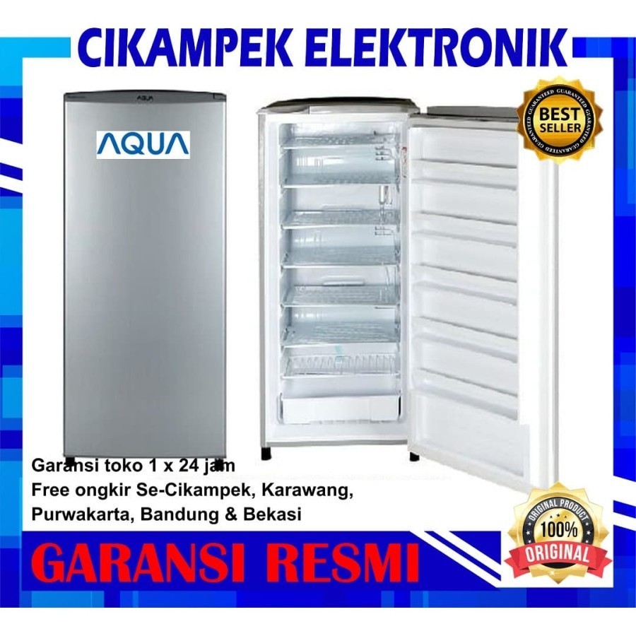 Freezer 6 Rak AQUA AQF S6 DS/S Freezer GARANSI RESMI