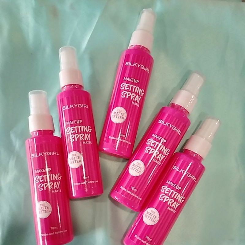 Setting Spray Matte Silkygirl | setting spray silkygirl